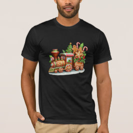 Gingerbread Zug Holiday Männer T - Shirt