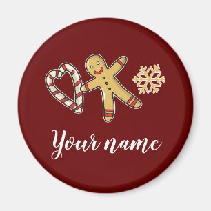 Gingerbreadman-Liebe Magnet