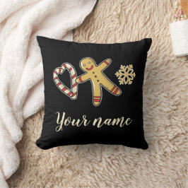 Gingerbreadman Liebe Throw Kissen