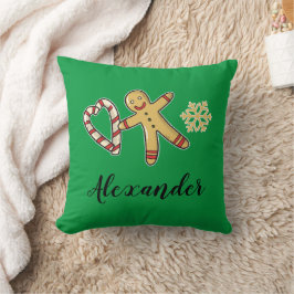 Gingerbreadman Liebe Throw Kissen