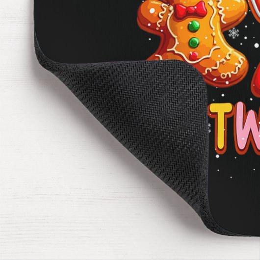Gingerbreads For Two Please Christmas Pregnancy An Mousepad (Ecke)