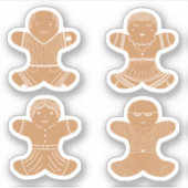 Gingerbrei-Aufkleberpackung Aufkleber (Vorderseite)