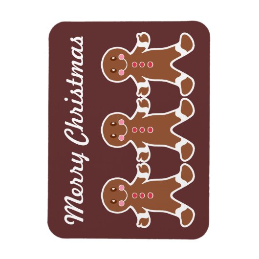 Gingerbrei Christmas Magnet (Vertikal)