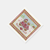 Gingerbrei Christmas Napkins Serviette (Ecke)