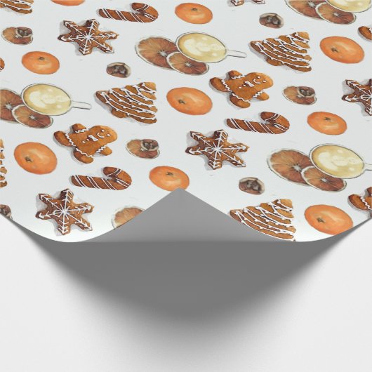 Gingerbrei Christmas Scent Geschenkpapier (Ecke)