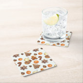 Gingerbrei Christmas Scent Rechteckiger Pappuntersetzer (Vor Ort)