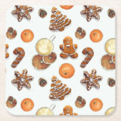 Gingerbrei Christmas Scent Rechteckiger Pappuntersetzer (Vorderseite)