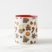 Gingerbrei Christmas Scent Zweifarbige Tasse (Mittel)