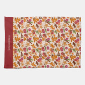 Gingerbrei Citrus Gewürzweihnachtsname Familiennam Geschirrtuch (Horizontal)