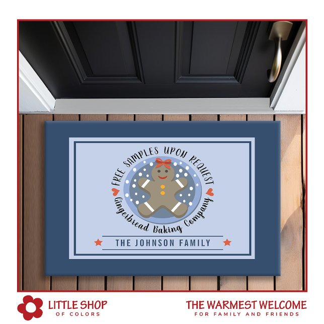 Gingerbrei Cookie Baking Firmenname Fußmatte (Von Creator hochgeladen)