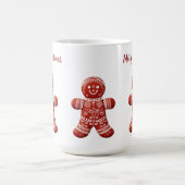 Gingerbrei Cookie Tasse Benutzerdefinierter Text (Mittel)