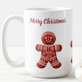 Gingerbrei Cookie Tasse Benutzerdefinierter Text