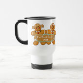 Gingerbrei Couple First Christmas Reisebecher (Links)