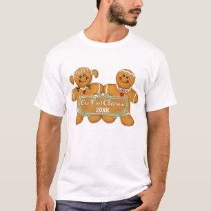 Gingerbrei Couple First Christmas T-Shirt