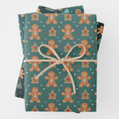 Gingerbrei Delight Wrapping Paper Geschenkpapier Set (Beispiel)