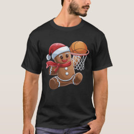 Gingerbrei Dunk Basketball Weihnachten Weihnachten T-Shirt