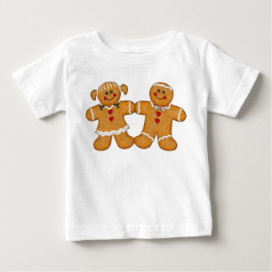 Gingerbrei Fun Couple Baby T-shirt