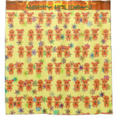 Gingerbrei Goodness - Urlaub Duschvorhang (Vorderseite)