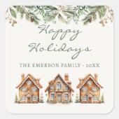 Gingerbrei Holiday Sticker (Vorderseite)