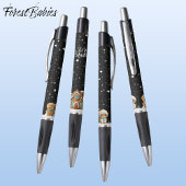 Gingerbrei House Night Scene, Let it Snow, Black Kugelschreiber