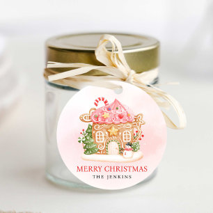 Gingerbrei House Weihnachtsgeschenk Geschenkanhänger
