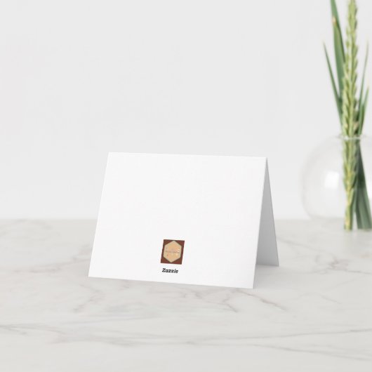 Gingerbrei House Weihnachtskarte Feiertagskarte (Rückseite)