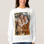 Gingerbrei & Jingle Christmas Magazine Cover Sweatshirt (Vorderseite)