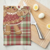 Gingerbrei Land Weihnachten Geschirrtuch (Viertel Falte)