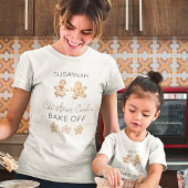 Gingerbrei Leute Weihnachts-Cookie Bake Off Name Tri-Blend Shirt