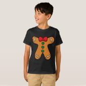 Gingerbrei Man Body Costume für Halloween oder Chr T-Shirt (Vorne ganz)