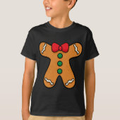 Gingerbrei Man Body Costume für Halloween oder Chr T-Shirt (Vorderseite)
