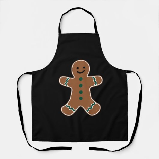 Gingerbrei Man Body Kostüm für Weihnachten Schürze (Vorderseite)