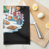 Gingerbrei Man Cookie Ugly Sweater Oh Snap Xmas Geschirrtuch (Viertel Falte)