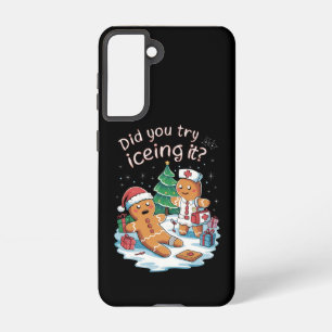 Gingerbrei Man Cookie Ugly Sweater Oh Snap Xmas Samsung Galaxy Hülle