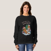 Gingerbrei Man Cookie Ugly Sweater Oh Snap Xmas Sweatshirt (Vorne ganz)