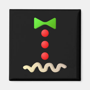 Gingerbrei Man Costume Halloween-Kostüm Magnet