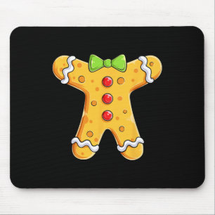 Gingerbrei Man Costume Halloween Weihnachtsjungen Mousepad