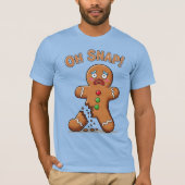 Gingerbrei Man endlich Schnappschuss Weihnachten T-Shirt (Vorderseite)