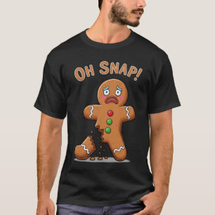 Gingerbrei Man endlich Schnappschuss Weihnachten T-Shirt