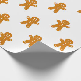 Gingerbrei man Muster Weihnachtswrapping Paper Geschenkpapier