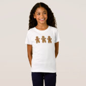 Gingerbrei Man Niedlich Weihnachten & Feiertag T-Shirt (Vorne ganz)