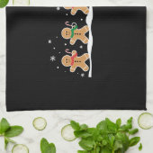 Gingerbrei Man Niedlich Weihnachtsbaker Geschirrtuch (Gefaltet)