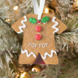 Gingerbrei Man Personalisiert Weihnachten Ornament