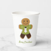 Gingerbrei Man Sweater Christmas Paper Cups Pappbecher (Rückseite)
