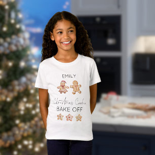 Gingerbrei Man Weihnachtsbake-Off-Name T-Shirt