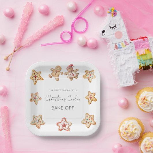 Gingerbrei Man Weihnachtsgebäck vom Party Pappteller (Party)