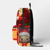 Gingerbrei Mann Weihnachten Personalisierte Kinder Bedruckter Rucksack (Rechts)