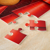 Gingerbrei Mann Weihnachten Personalisierte Kinder Puzzle (Seite)