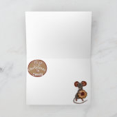 Gingerbrei Maus Sweet Christmas Card Karte (Innenseite)