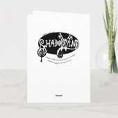 Gingerbrei Maus Sweet Christmas Card Karte (Rückseite)